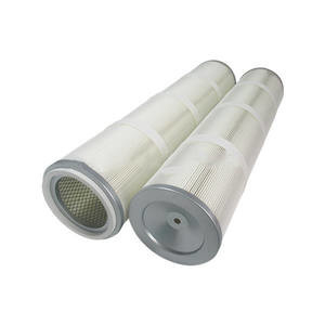 Spun Bonded Fabric Powder Dust Industrial Polyester Filter Pemuatan Bawah Pasang