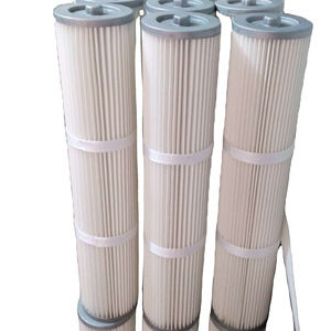 Kartrid Filter Anti-Statis Kolektor Debu Silinder 6m2 Kelas F8